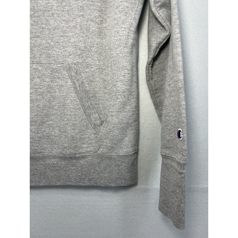 Champion Women's PowerBlend Grey Fleece Hoodie with Logo in Script Size XS - Picture 4 of 13